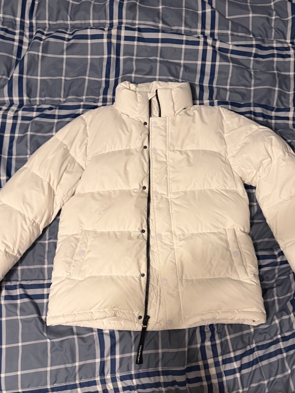 Aritzia White Puffer Jacket